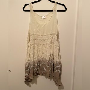 Free People Slip Dress - Cream / Tan / Size Medium